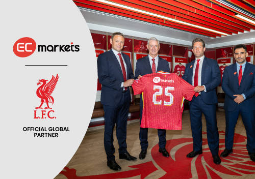 Nhà môi giới FX EC Markets ký thỏa thuận tài trợ nhiều năm với nhà vô địch Premier League Liverpool FC