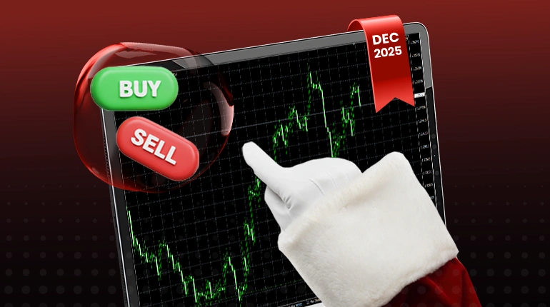 ورقة الغش للتداول في نهاية العام من سانتا: كيف تتصرف الأسواق في المرحلة الأخيرة من العام (دليل 2025)