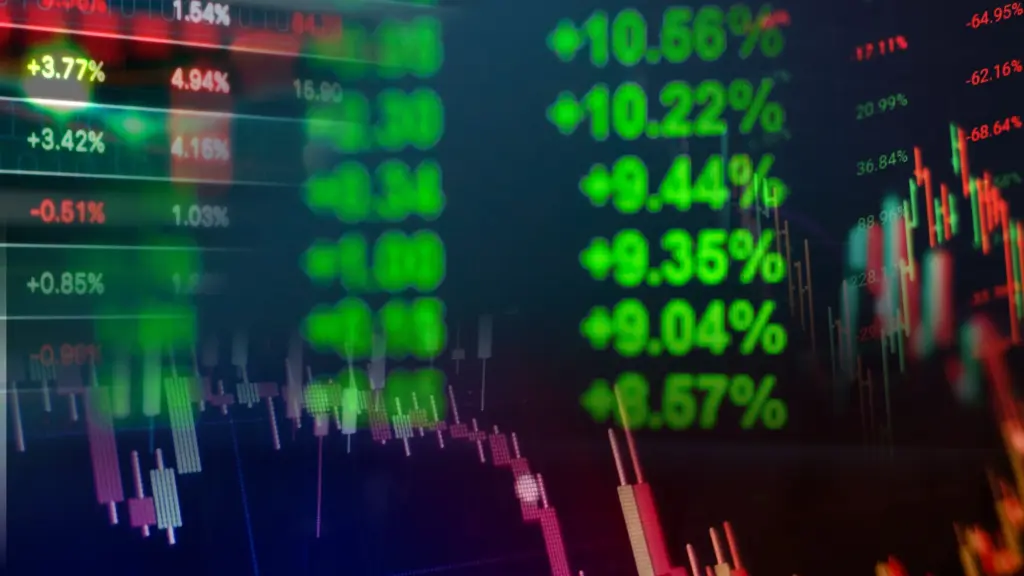 Comparison of stock market returns and government bond yields illustrating the equity risk premium.