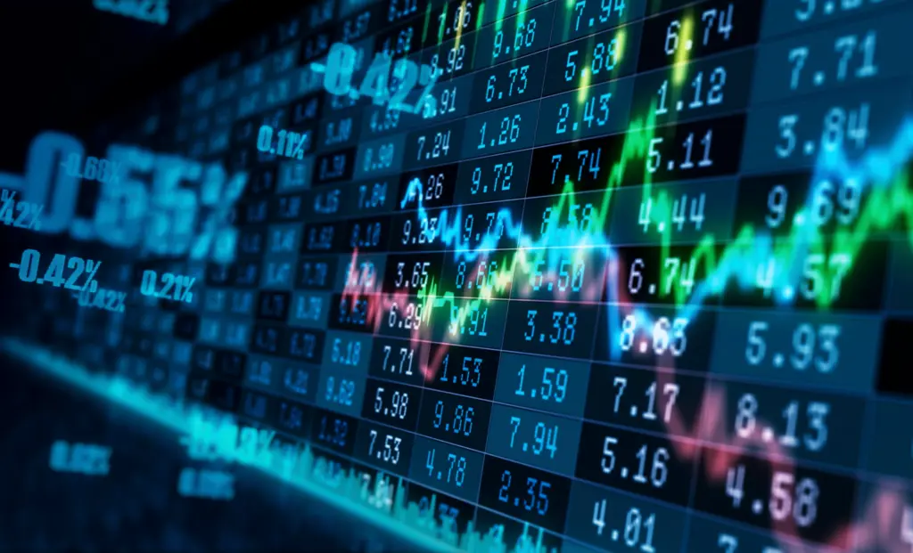 Earnings revisions illustrating how changing analyst forecasts can affect stock market expectations before company results.