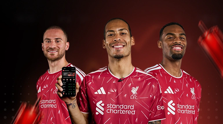 EC Markets App Always Connected campaign featuring Virgil van Dijk